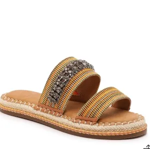 👣CROWN VINTAGE 💫Miyan Espadrilles Sandals in Merigold/Quicksand footwear