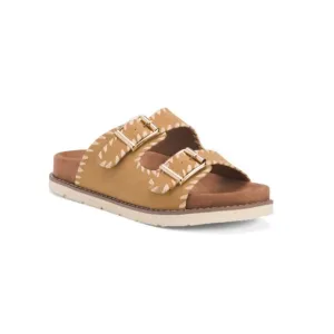 CUSHIONAIRE Sand Wyatt Braided Sandals