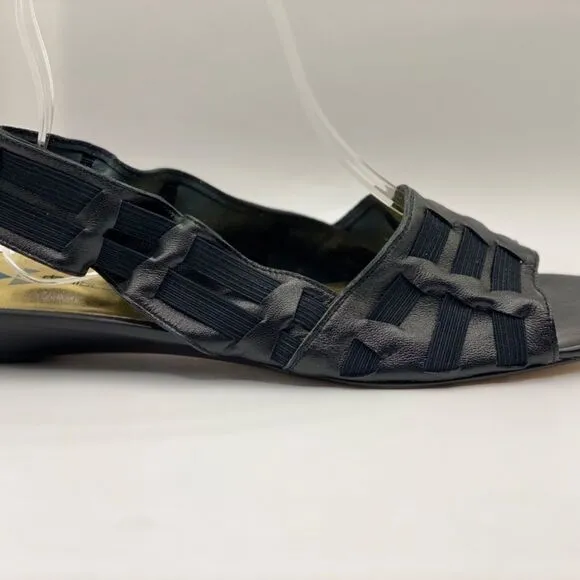 Daniblack Andie Slingback Black Sandals Size 8 New 0061