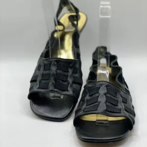 Daniblack Andie Slingback Black Sandals Size 8 New 0061