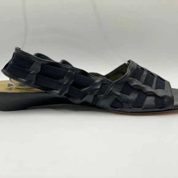 Daniblack Andie Slingback Black Sandals Size 8 New 0061
