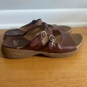 Dansko Brown Slip On Sandals