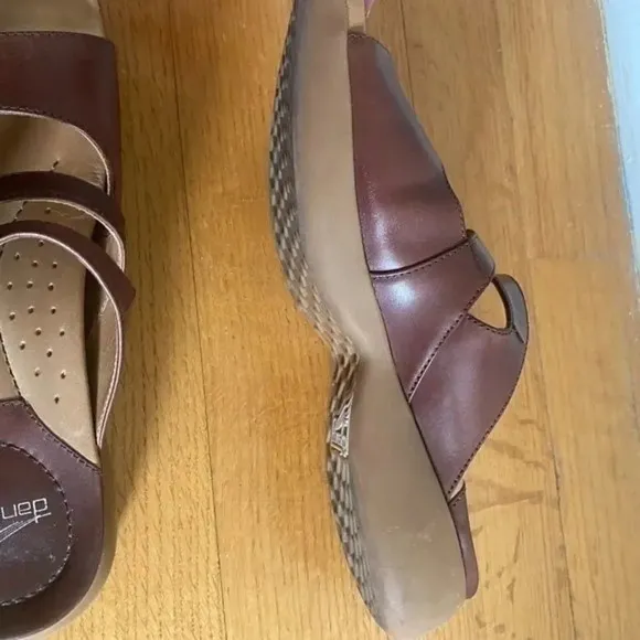 Dansko Brown Slip On Sandals
