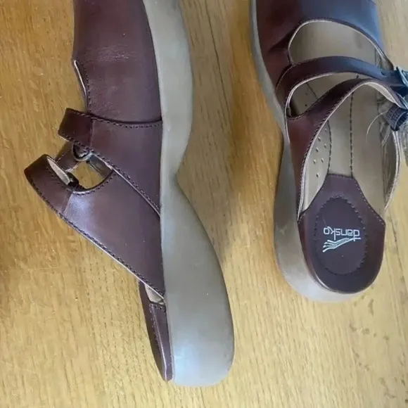 Dansko Brown Slip On Sandals