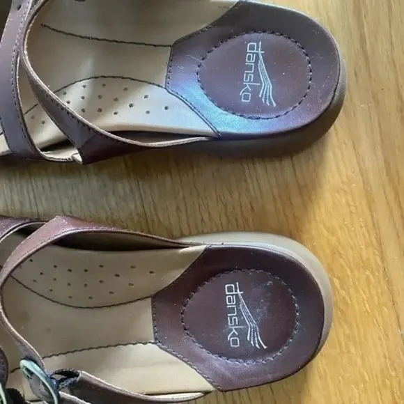 Dansko Brown Slip On Sandals