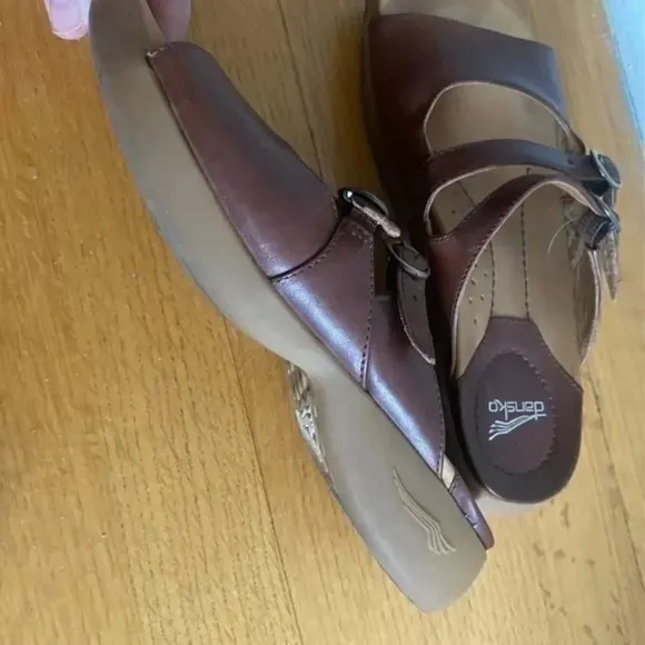 Dansko Brown Slip On Sandals