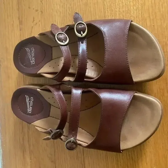 Dansko Brown Slip On Sandals