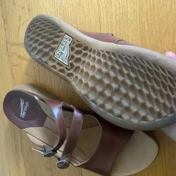 Dansko Brown Slip On Sandals