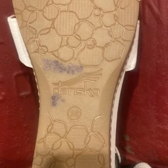 Dansko Leather Small Wedge‎ Sandals