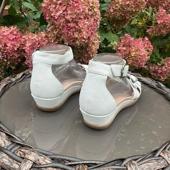 Dansko Leather Small Wedge‎ Sandals