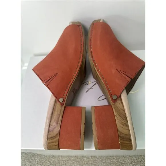 Dansko Sandals Maci Coral Nubuck Leather Slip On Shoes Women Size 41 IS 10.5