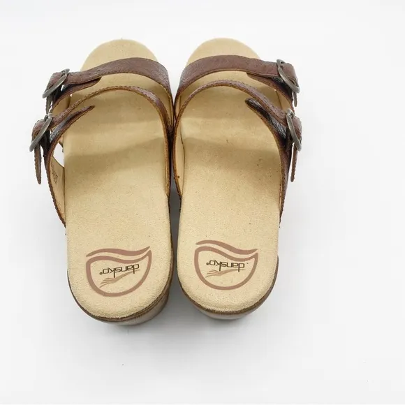 Dansko Sophie Sandal Comfy Comfort Casual Slide Two Strap Size 9 or size 39