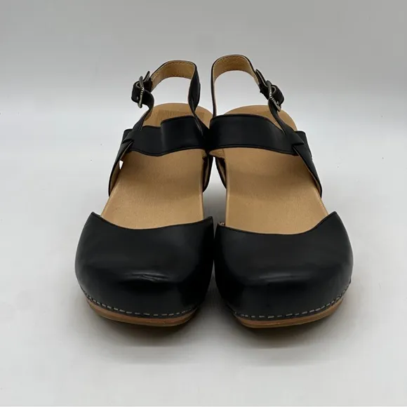 Dansko Taci Leather Wedge Sandals. Size 11