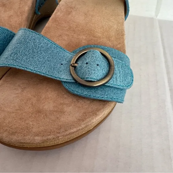 Dansko Tricia Lagoon Milled Burnished Sandals