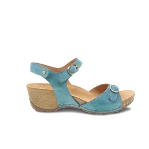 Dansko Tricia Lagoon Milled Burnished Sandals