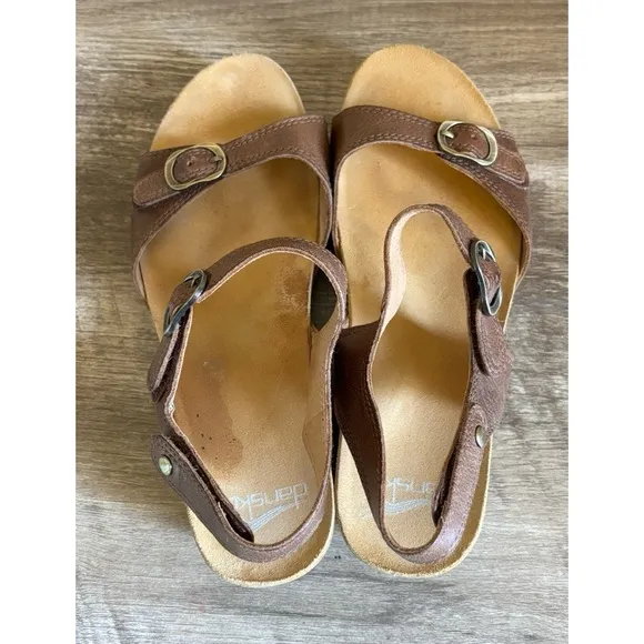 Dansko Tricia Wedge Sandals Size EU 37