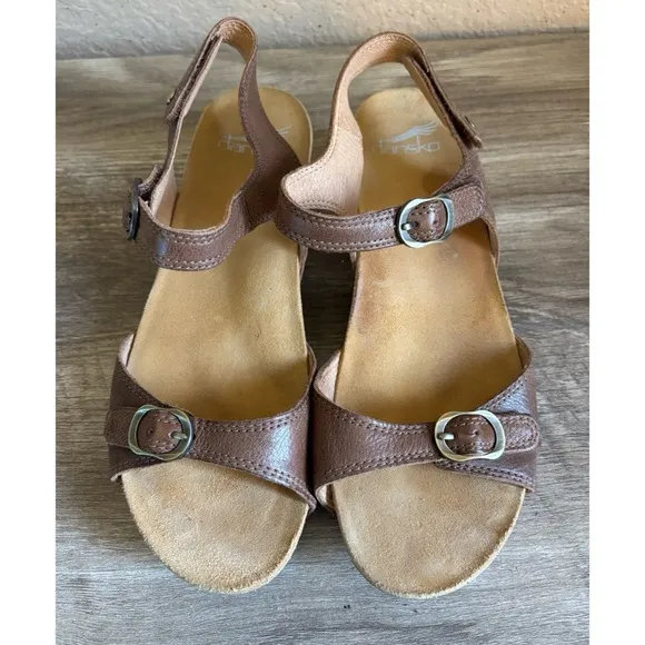 Dansko Tricia Wedge Sandals Size EU 37