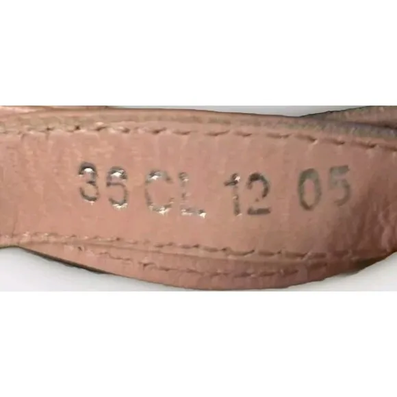 Dior Pink Suede Leather Wedge Ankle Strap D Buckle Sandals Size Y2K 36 5.5 RARE!