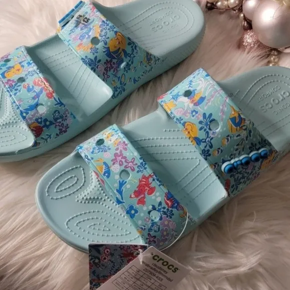 Disney Crocs Classic Ariel Sandals brand new