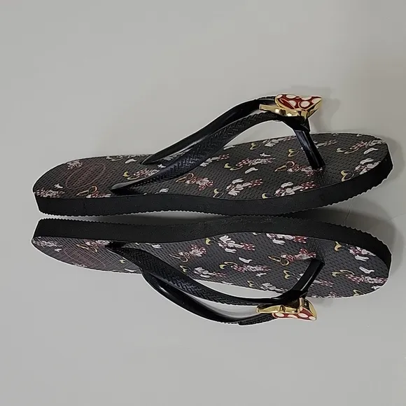Disney Parks Flip Flop By Havaianas Minnie Mouse
