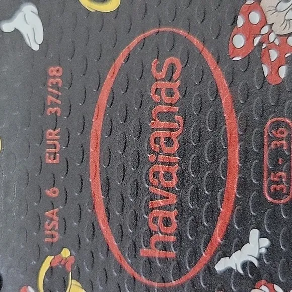 Disney Parks Flip Flop By Havaianas Minnie Mouse