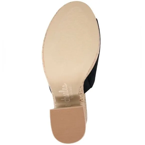 DITZY CHARLES BY CHARLES DAVID Microsuede Wedge Sandals Size 8.5 New in box