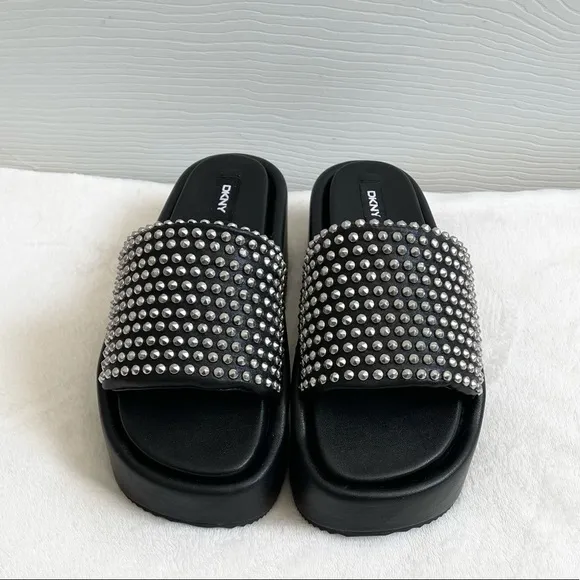 DKNY Studded Platform Sandals Y2K
