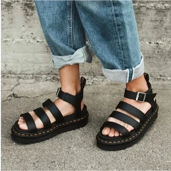 Doc Marten Blair sandals women’s 6 platform gladiator