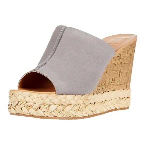 🆕{Dolce Vita} Lani Grey Suede Mule Sandals