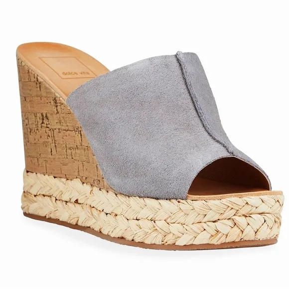 🆕{Dolce Vita} Lani Grey Suede Mule Sandals
