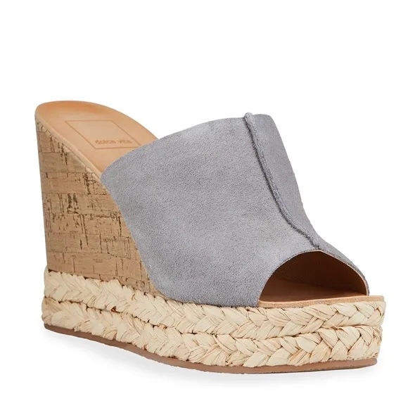 🆕{Dolce Vita} Lani Grey Suede Mule Sandals