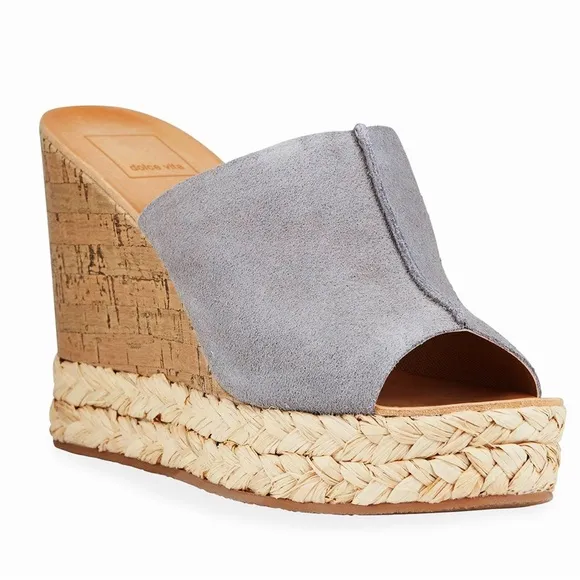 🆕{Dolce Vita} Lani Grey Suede Mule Sandals