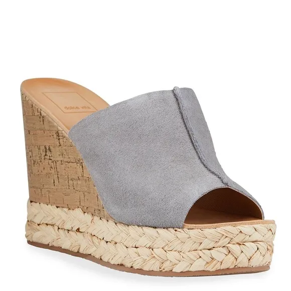 🆕{Dolce Vita} Lani Grey Suede Mule Sandals