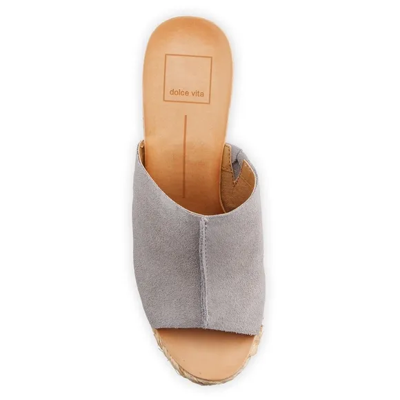 🆕{Dolce Vita} Lani Grey Suede Mule Sandals