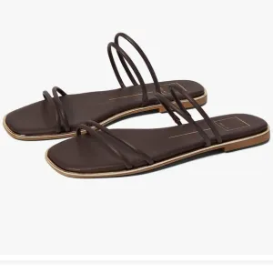 Dolce Vita Leona Chocolate Brown with Gold Details Size:9.5 NWOB