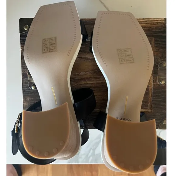 Dolce Vita Paytin Heel Sandals in Black