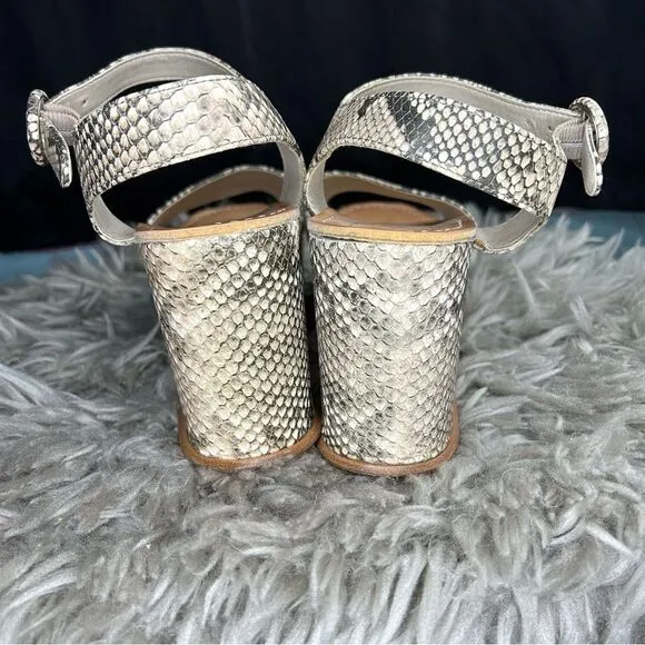 Dolce Vita snake print platform wedge sandals women’s shoe size 9