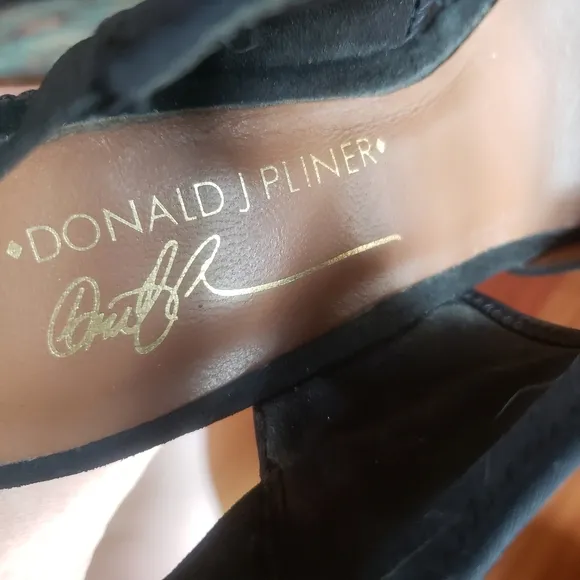 Donald J Pliner DJ Snake Embossed Wedge Sandals