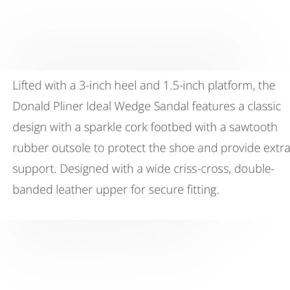 Donald J Pliner Ideal Canvas Wedge Sandals
