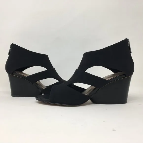Donald J Pliner Jenkin Crepe Elastic Wedge Sandals