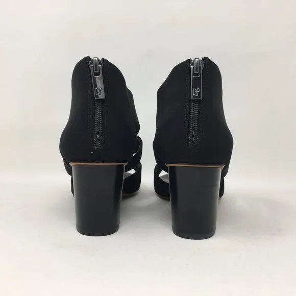 Donald J Pliner Jenkin Crepe Elastic Wedge Sandals
