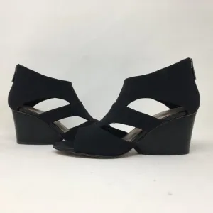 Donald J Pliner Jenkin Crepe Elastic Wedge Sandals