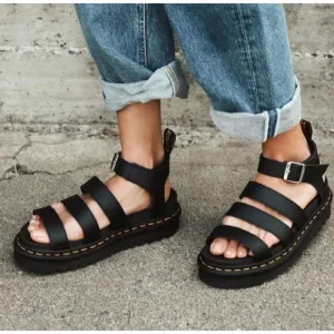 Dr Marten VEGAN BLAIRE WOMEN'S FELIX GLADIATOR SANDALS SZ US L6 EU37 UK4 NEW