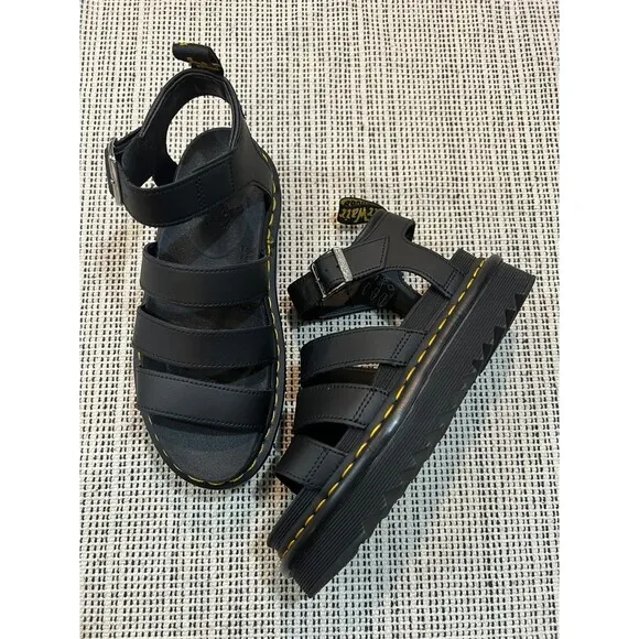 Dr. Marten VEGAN BLAIRE WOMEN'S FELIX GLADIATOR SANDALS SZ US L6 FIRM PR…
