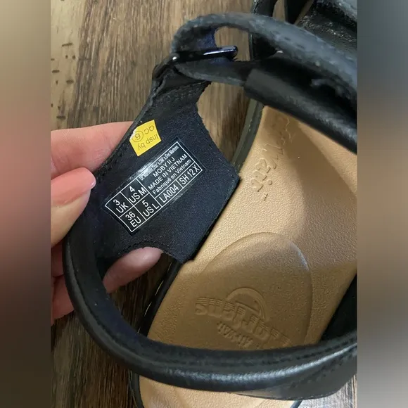 Dr. Martens Black Fisherman Sandals