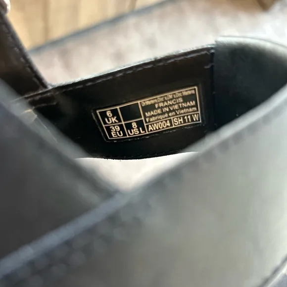 Dr. Martens FRANCIS LEATHER PLATFORM STRAP SANDALS Women’s 8