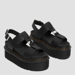 Dr. Martens FRANCIS LEATHER PLATFORM STRAP SANDALS Women’s 8