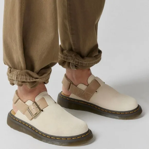 Dr. Martens Jorge II Warm Stone Buttersoft Sling Back Sandals Mules Sz11-M/ 12-W