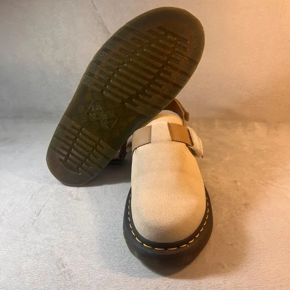 Dr. Martens Jorge II Warm Stone Buttersoft Sling Back Sandals Mules Sz11-M/ 12-W