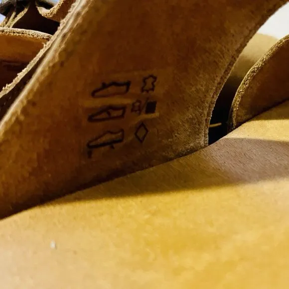 Dr. Martens Josef Nubuck Leather Buckle Slide Sandals Men's 9 W 10 Savannah Tan